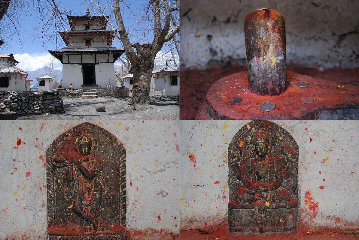 404 Muktinath Shiva Parvati Mandir, Shiva Lingam, Krishna, Vishnu